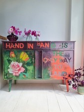 Painted sideboard colourful for sale  DORCHESTER