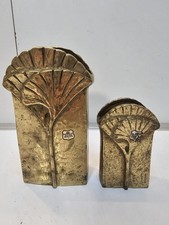 Vintage vase brass for sale  Shipping to Ireland