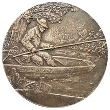 Médaille bronze pécheur d'occasion  Fontainebleau