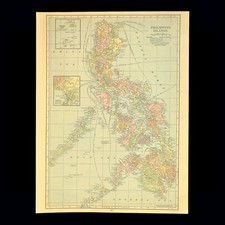 Vintage philippines map for sale  Willow Grove