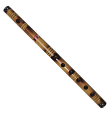 Flauta de bambu feita à mão tradicional indiana instrumento musical de sopro Bansuri 14" comprar usado  Enviando para Brazil