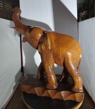 Elephant hand carved for sale  Houston