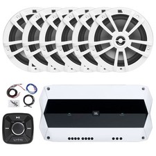 Controle Bluetooth, 6x 6,5" 180 Watts Alto-falantes Marinhos, Amplificador com Kit comprar usado  Enviando para Brazil