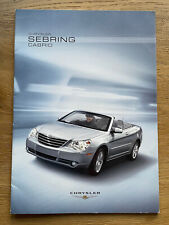 Chrysler sebring cabrio for sale  SOUTHAMPTON