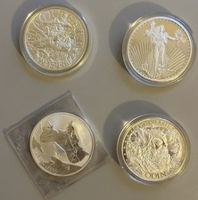 Four silver rounds for sale  Los Angeles