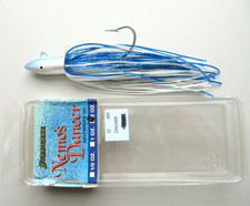 HURRICANE NEMO'S DANCER GABARITO DE PESCA EM ÁGUA SALGADA CABEÇA DE BALA 2 OZ BRANCO/AZUL comprar usado  Enviando para Brazil