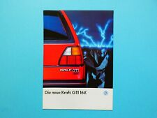 Usado, Prospekt / Katalog / Broschüre - VW Golf II - GTI 16V - 01/86 comprar usado  Enviando para Brazil