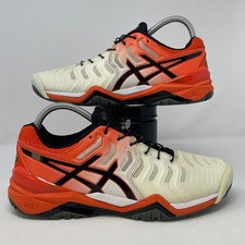 Tênis Asics Gel Resolution 7 masculino tamanho 7 laranja branco tênis E701Y, usado comprar usado Tênis Asics Gel Resolution 7 masculino tamanho 7 laranja branco tênis E701Y, usado comprar usado  Enviando para Brazil