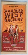 Kempton race card for sale  NEWMARKET