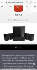Martin logan mlt for sale  Spanaway