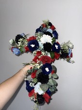 Blumenkranz kreuz design gebraucht kaufen  Wachtberg