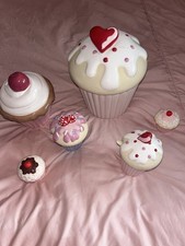Ceramic cupcake containers for sale  KIDDERMINSTER