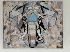 Aquarell gemälde elefant gebraucht kaufen  Bad Nauheim
