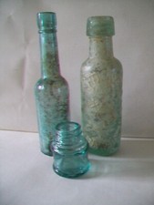 Vintage bottles.green glass for sale  BECCLES