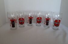Usado, Conjunto de 6 flocos e bolhas de neve vintage de Natal para feriados de Coca-Cola Glass comprar usado  Enviando para Brazil