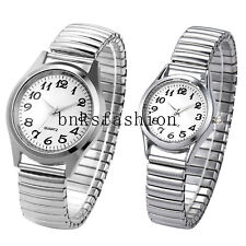 Usado, Relógio de pulso feminino fácil de ler, mostrador grande relógio com pulseira elástica quartzo comprar usado  Enviando para Brazil