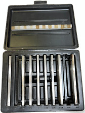 Perfeito estado preciso. CONJUNTO DE BARRAS PARALELAS Z9980B 1/8" ESPESSURA LOTE DE 8 PARES** comprar usado  Enviando para Brazil