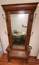 Antique hall tree for sale  Monroe