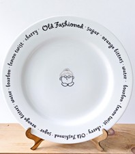 Prato de jarra de bar Pottery Barn receita à moda antiga aperitivos lanches sobremesas, usado comprar usado  Enviando para Brazil