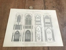 Gravure ancienne architecte d'occasion  Saint-Jean-en-Royans