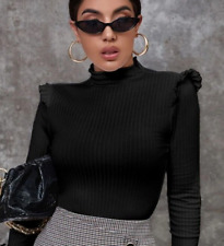 Ribbed black puff for sale  BACUP