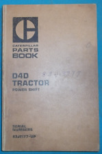 CAT CATERPILLAR D4D TRATOR DE ESTEIRA TRATOR TRATOR MANUAL DE PEÇAS LIVRO S/N 83J2177-3421 comprar usado  Enviando para Brazil