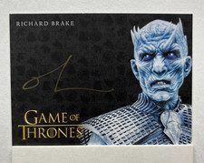 Rittenhouse Juego de Tronos Tinta Dorada Auto: Richard Brake Ice Night King segunda mano  Embacar hacia Mexico