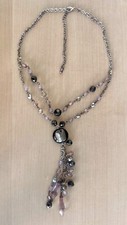 Silvery grey glass for sale  UK