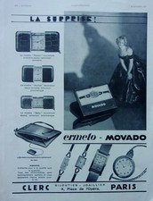 Publicité montres movado d'occasion  Montluçon