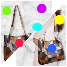 Borsa colorata con usato  Bibbiano