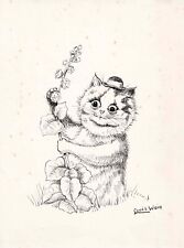 Louis wain original for sale  PLYMOUTH