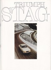 Triumph stag brochure for sale  BAGSHOT