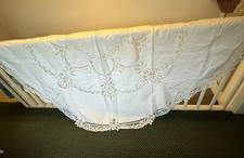 Round white linen for sale  DINGWALL