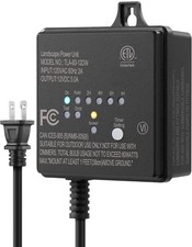 Transformador externo de baixa tensão 60W 120V AC para 12V DC com temporizador e fotocélula L comprar usado  Enviando para Brazil