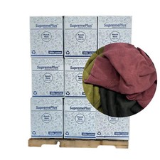 Trapos de limpieza de algodón polar de color reciclado - 600 libras. Palet 24 x 25 lbs. Cajas segunda mano  Embacar hacia Mexico