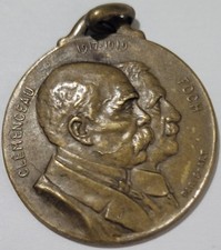 Médaille bronze clémenceau d'occasion  Amiens-