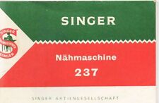 Singer 237 nähmaschine gebraucht kaufen  Möttingen
