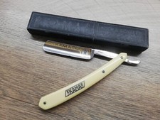 LÂMINA DE BARBEAR RETA VINTAGE RARA ALEMÃ SOLINGEN KOCH & SCHAFER "KAMA" 23 BARBEIRO comprar usado  Enviando para Brazil