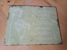 Decorative sign gardener for sale  NUNEATON