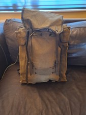 Alpini canvas backpack. for sale  COLCHESTER