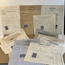 Lot factures documents d'occasion  Marseille IV