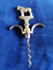 Antique brass corkscrew for sale  USK