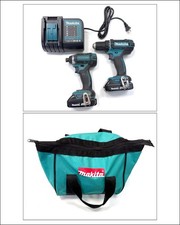 Kit de ferramentas sem fio MAKITA 2 ferramentas 18V LXT furadeira de íon de lítio e driver XFD10 e XDT11 comprar usado  Enviando para Brazil