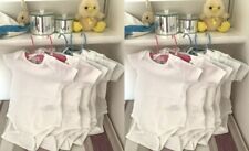Pack white babygrows for sale  BECCLES