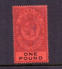 Gibraltar 1912 purple for sale  CHARD