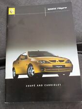 Folheto Renault Megane Coupe Cabriolet maio de 2000 em muito bom estado  comprar usado  Enviando para Brazil