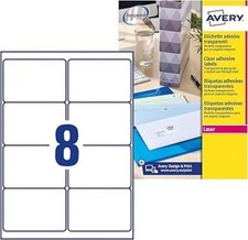 Avery clear labels for sale  UK