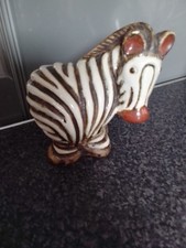 Vintage ceramic zebra for sale  OMAGH