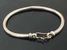 Heavyweight silver bracelet for sale  POLEGATE