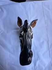 Ceramic zebra wall for sale  LONDON
